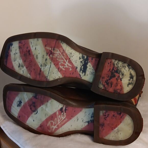 Durango Rebel Patriotic Flag Men's Western Boots - Picture 4 of 6